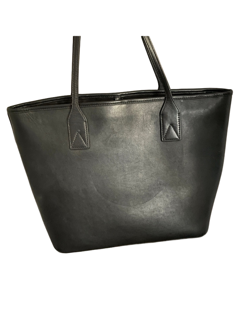 Aritzia Auxiliary Black Leather Work Tote Bag - Picture 11 of 13